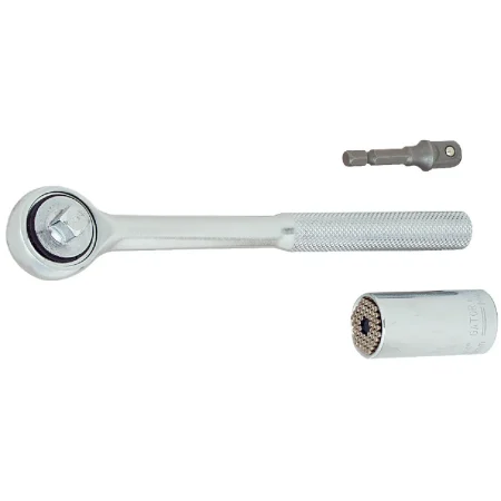 Gator Grip Universal Socket and Ratchet Set, 3 Piece