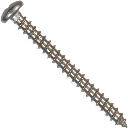 Hillman #10 x 1/2 In. Stainless Steel Pan Head Sheet Metal Screws, 100 Count