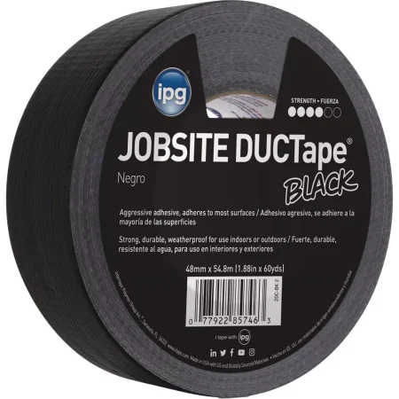 Intertape DUCTape General Purpose Duct Tape, 1.88 In. x 60 Yd., Black