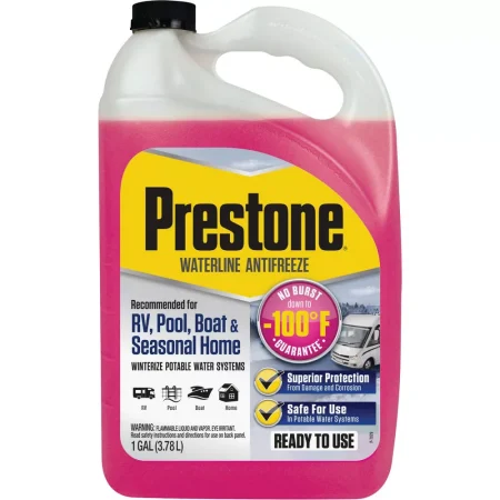 Prestone RV and Marine Antifreeze, 1 Gal., Rated to -100 Deg F